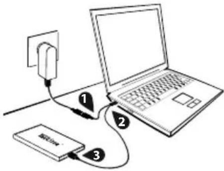 TrekStor DataStation maxi t.u - 1) Установка драйверов - 1