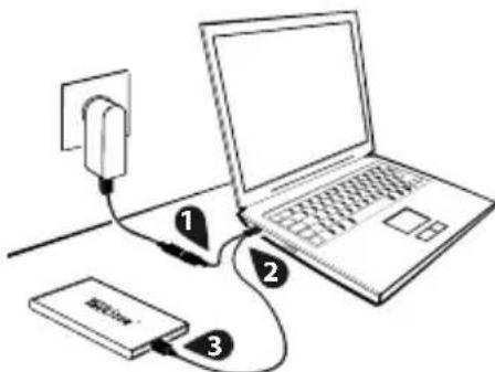 TrekStor DataStation maxi t.u - 1) Driverinstallatie - 1