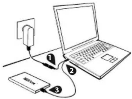 TrekStor DataStation maxi t.u - 1) Sürücü kurulumu - 1