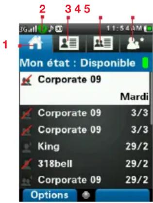 SONIM XP5520 Bolt - PTT Home Screen - 1