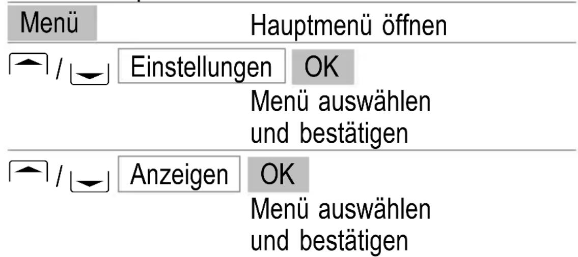 SWITEL M350 - Displayeinstellungen - 1