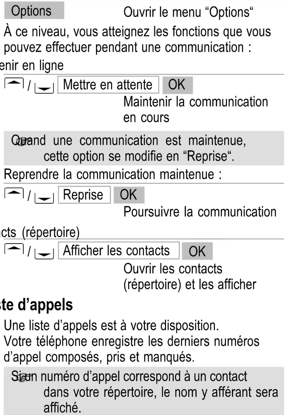 SWITEL M350 - Pendant une communication - 1