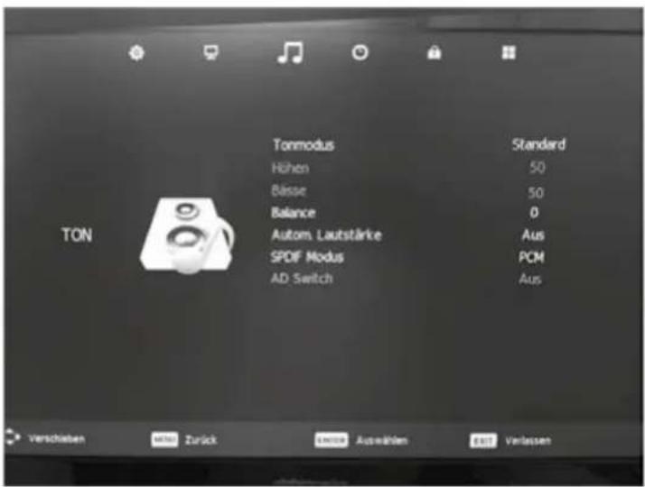Alphatronics M19 eWDCR - Menu SON - 1