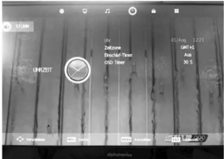 Alphatronics E22 eWDDE - Utilisation du menu HEURE - 1