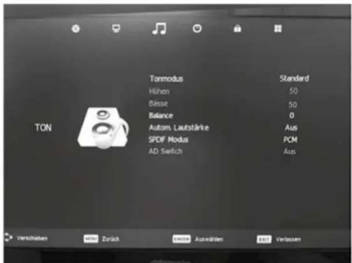 Alphatronics E19 eWDDE - Menu son - 1