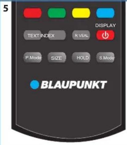 BLAUPUNKT 32173IHT1HBKUP - Fernbedienung - 5