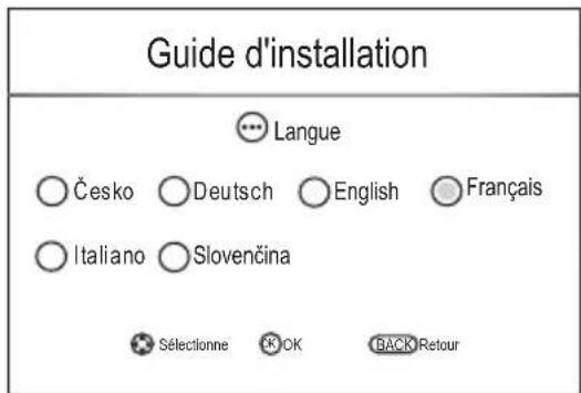 CHANGHONG LED40D1100ISX - Sélectionne runelangue - 1