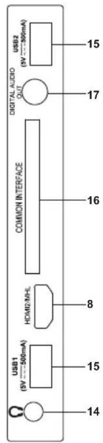 CHANGHONG LED40D1100ISX - Pannello posteriore e laterali - 3
