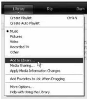 CHANGHONG LED40D1100ISX - Wie füge ichPunktezur Windows Media Player Bibliothek - 1