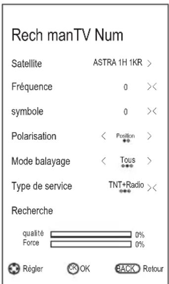CHANGHONG LED40D1100ISX - Réglages des menus - 1