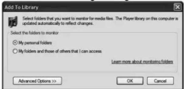 CHANGHONG LED40D1100ISX - - Come aggiungere delle voci alla Windows Media Player Library - 3