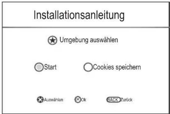 CHANGHONG LED40D1100ISX - Auswahl einer Umgebung - 1