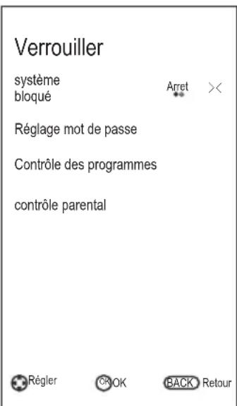 CHANGHONG LED40D1100ISX - Configuration du menu support - 1