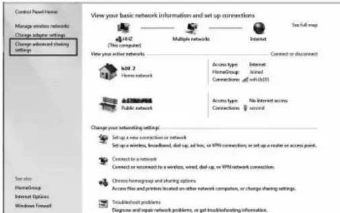 CHANGHONG LED40D1100ISX - Fare cig sc su Modifica le impostazioni di condivisione avanzate - 1