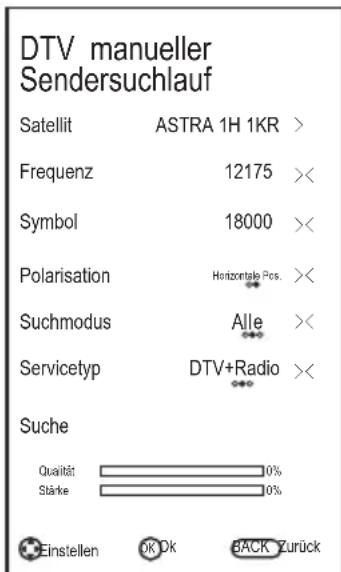 CHANGHONG LED40D1100ISX - DTV manueller Sendersuchlauf - 1
