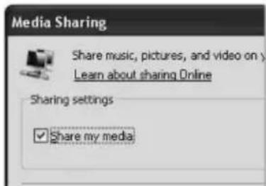 CHANGHONG LED40D1100ISX - - Activer le partage de médias - 2