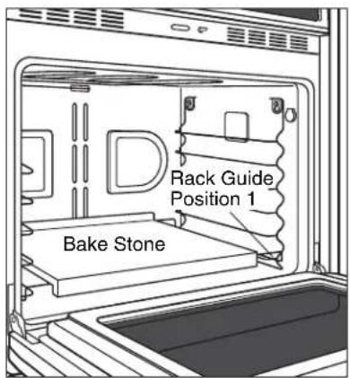 WOLF ICBSO30PE - For Bake Stone mode: - 1