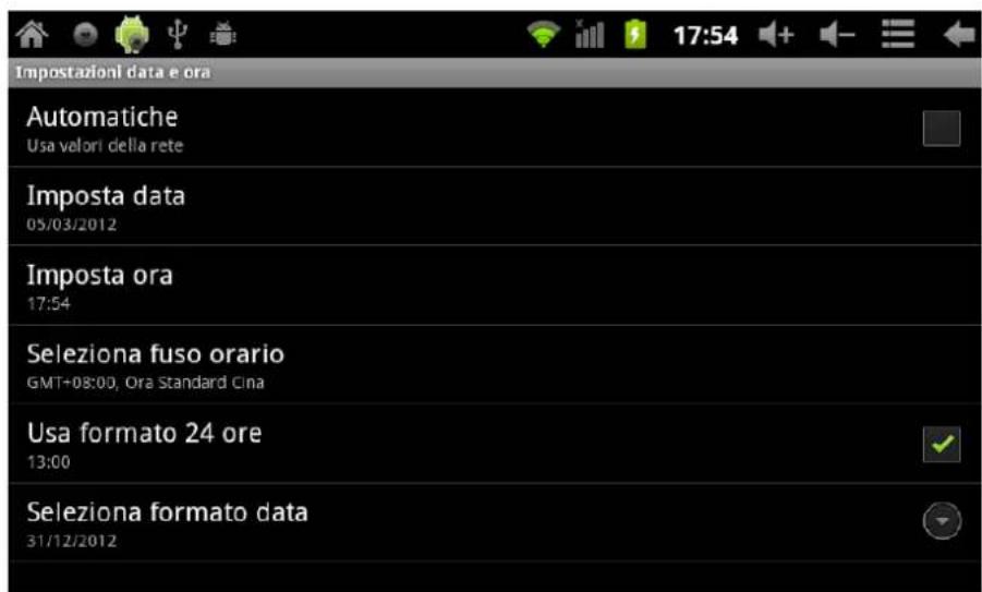 Leotec LPad Cosmos LETAB801 - Impostare data e ora - 1