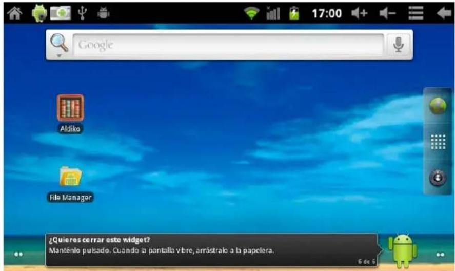 Leotec LPad Cosmos LETAB801 - Interfaz principal - 1