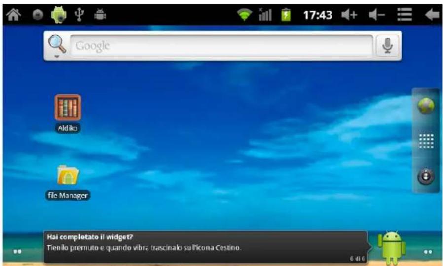 Leotec LPad Cosmos LETAB801 - Interfaccia principale - 1