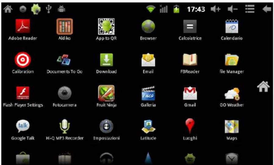 Leotec LPad Cosmos LETAB801 - Interfaccia principale - 2