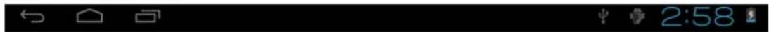 Leotec LPad Cosmos II LETAB805 - Status bar describe - 1