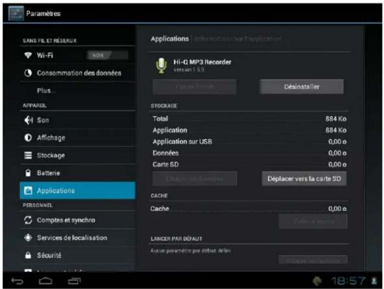 Leotec LPad Cosmos II LETAB805 - Comment désinstaller? - 2