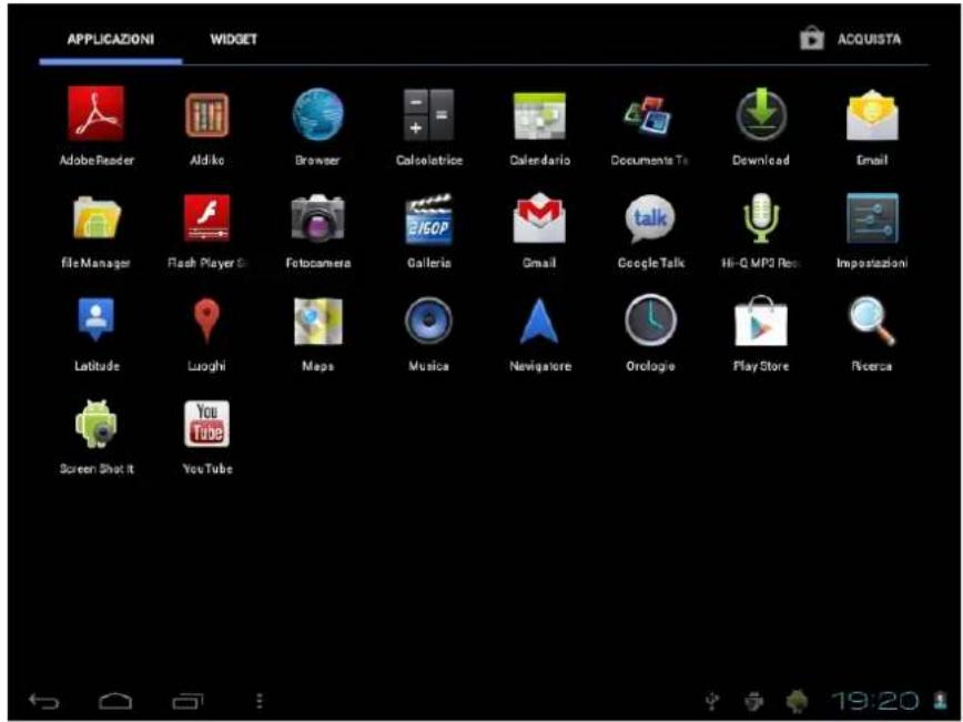 Leotec LPad Cosmos II LETAB805 - Interfaccia principale - 2