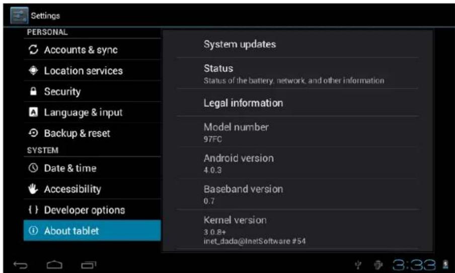 Leotec LPad Cosmos II LETAB805 - About device - 1