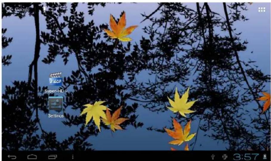 Leotec LPad Cosmos II LETAB805 - Main interface describe - 1