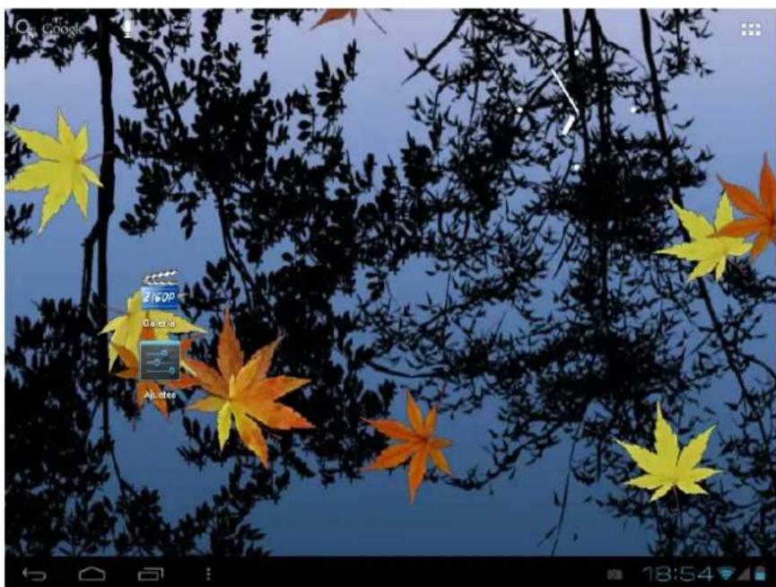 Leotec LPad Cosmos II LETAB805 - Uso del panel táctil - 1