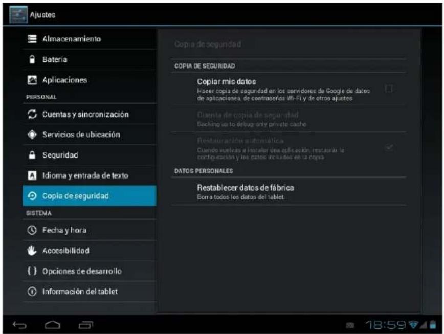 Leotec LPad Cosmos II LETAB805 - Privacidad - 1