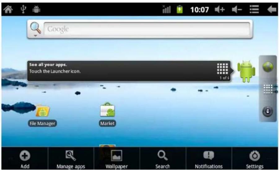 Leotec LPad Space LETAB701 - Use touch panel - 1