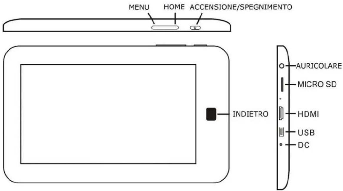 Leotec LPad Space LETAB701 - Aspetto e pulsanti: - 1