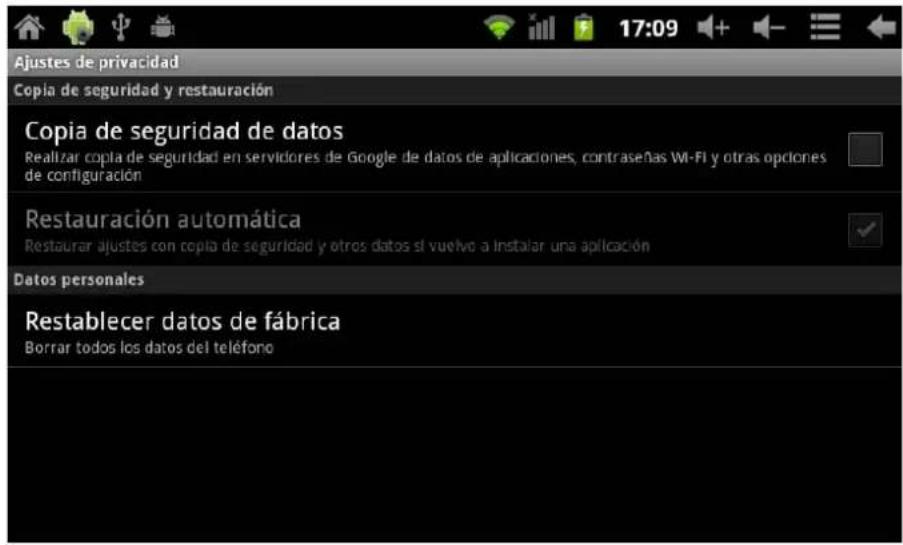 Leotec LPad Space LETAB701 - Privacidad - 1