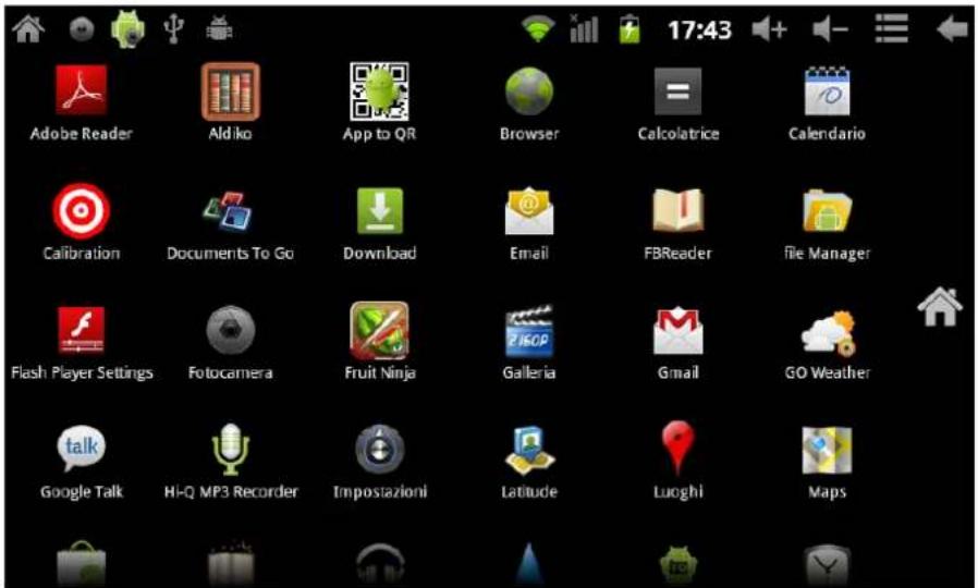 Leotec LPad Space LETAB701 - Interfaccia principale - 2