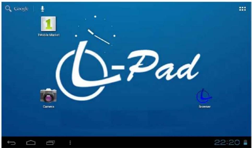 Leotec LPad Quasar LETAB704 - Main interface describe - 1