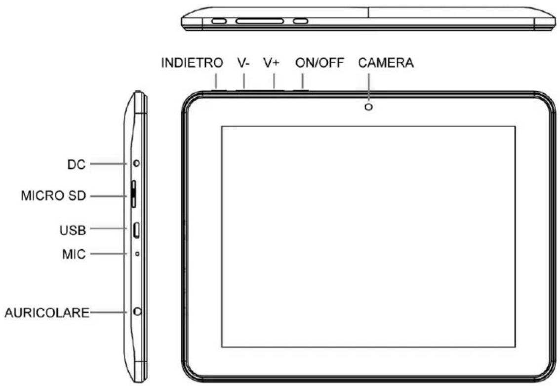 Leotec LPad Quasar LETAB704 - Aspetto e pulsanti: - 1