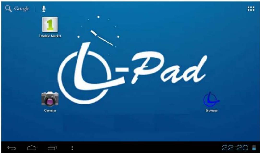 Leotec LPad Quasar LETAB704 - Interfaz principal - 1