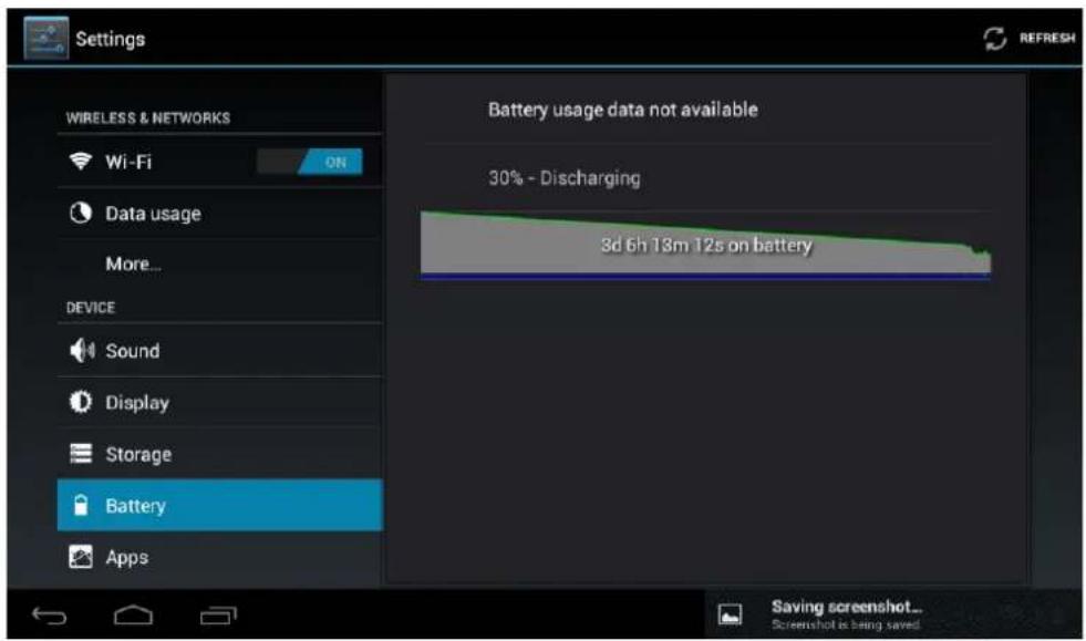 Leotec LPad Universe LETAB1008 - Battery: Displays current use of the battery - 1