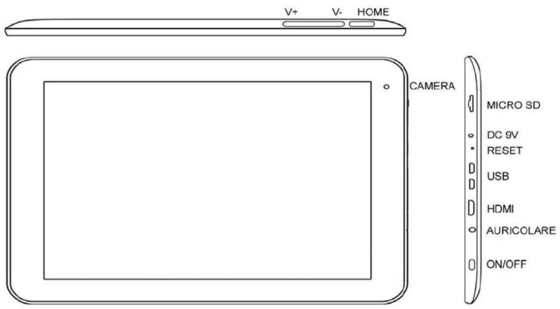 Leotec LPad Universe LETAB1008 - Aspetto e pulsanti: - 1