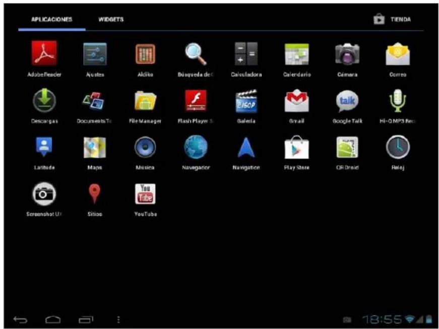 Leotec LPad Nova II LETAB1009 - Interfaz principal - 9