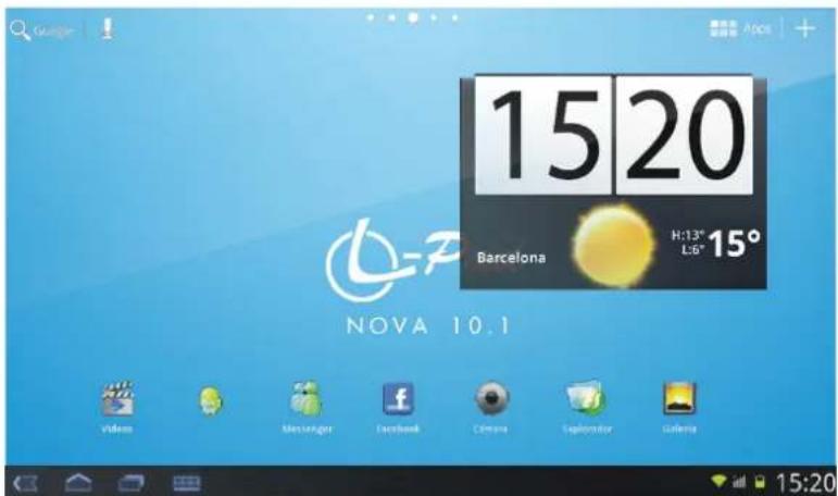 Leotec LPad Nova II LETAB1007 - Main interface describe - 1