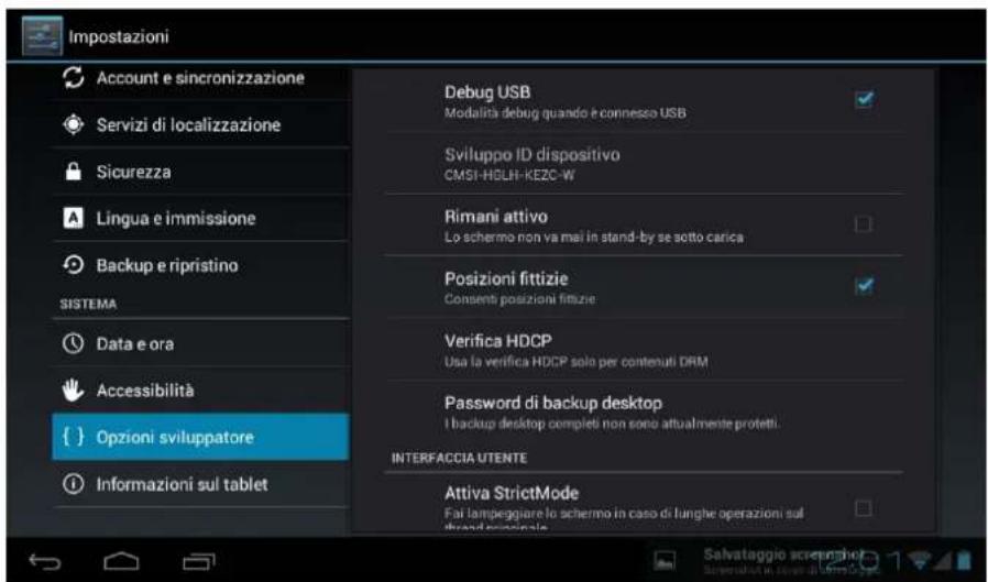 Leotec LPad Nova II LETAB1007 - Opzioni sviluppatore: opzioni per sviluppatori - 1