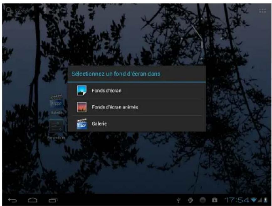 Leotec LPad Nova LETAB1006 - Depuis la zone d'applications et de widgets on peut gérer les principales icones de - 2