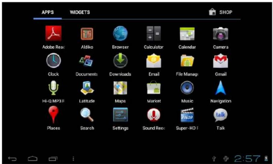Leotec LPad Nova LETAB1006 - Main interface describe - 9
