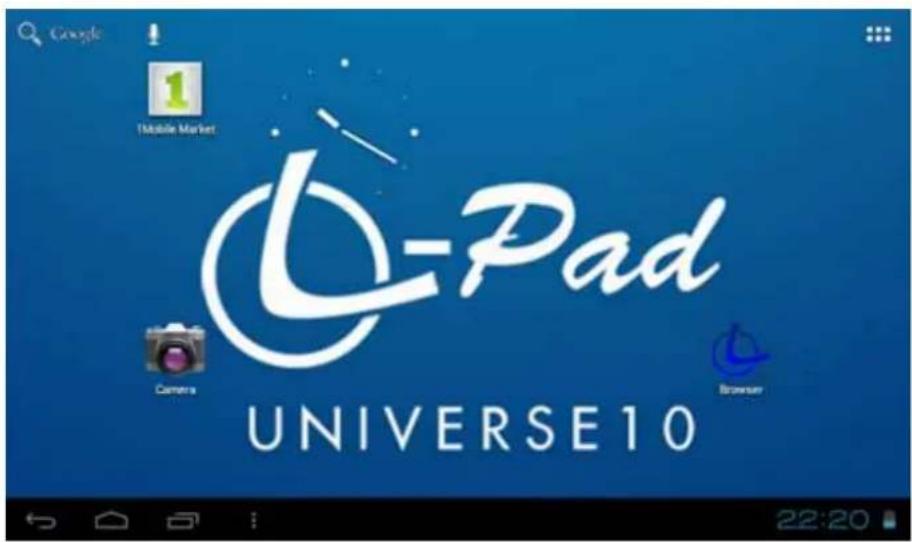 Leotec LPad Universe LETAB1004 - Main interface describe - 1