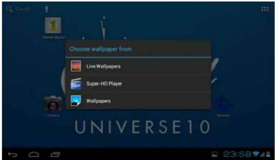 Leotec LPad Universe LETAB1004 - Main interface describe - 9