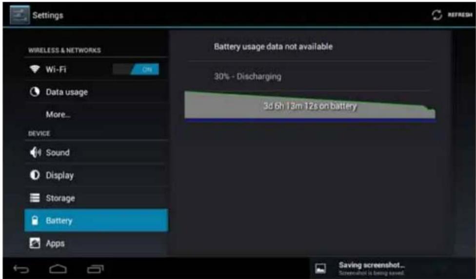 Leotec LPad Universe LETAB1004 - Battery: Displays current use of the battery - 1