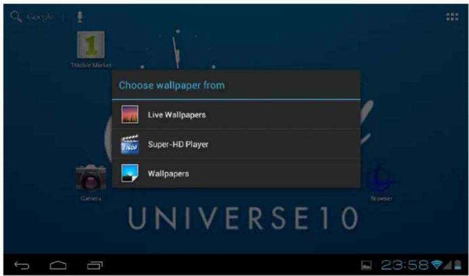 Leotec LPad Universe LETAB1005 - Main interface describe - 10